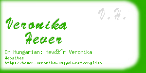 veronika hever business card